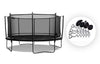 Oval | 3.5 m x 2.5 m Trampoline + Anchor Bundle